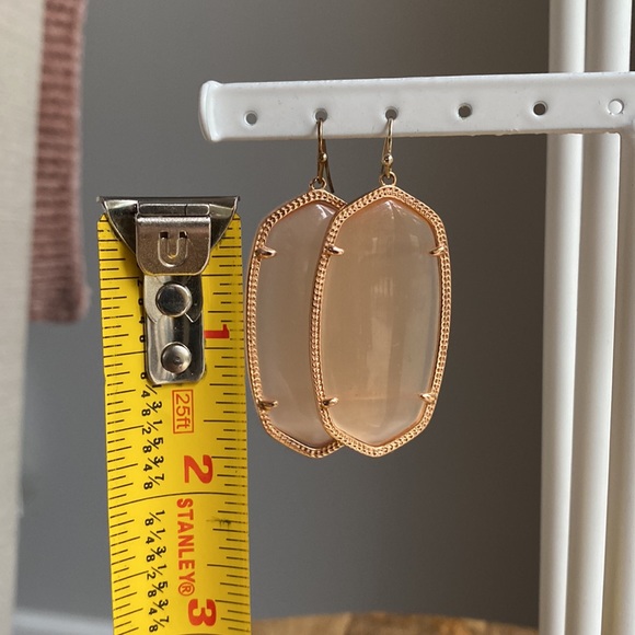 Kendra Scott Rose Gold Danielle Statement Earrings - Picture 2 of 2